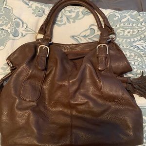 Brown leather New Direction Handbag
